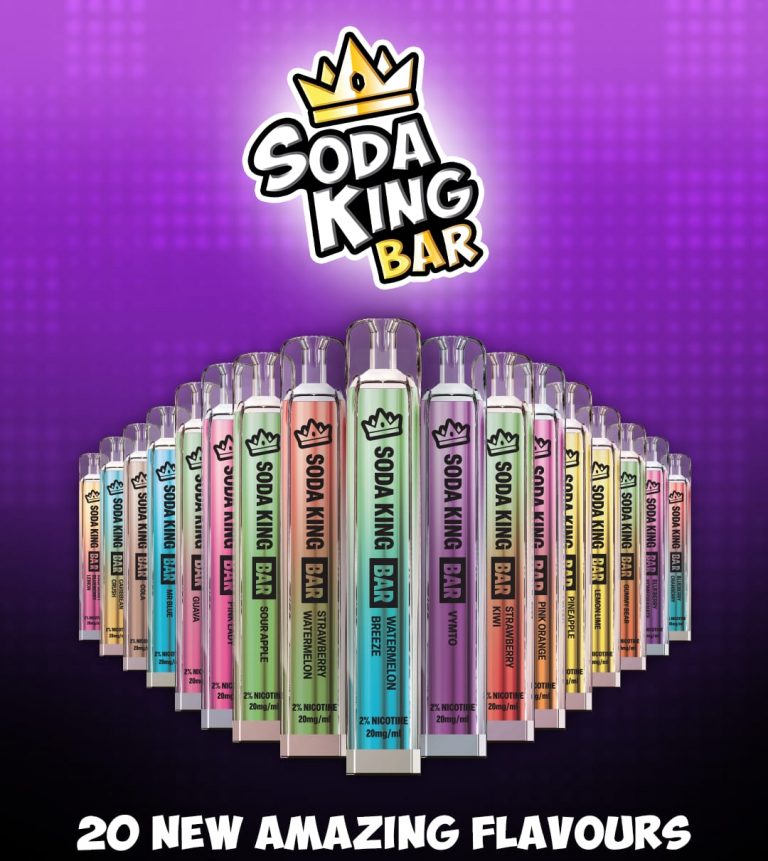 SODA KING BAR DISPOSABLES!