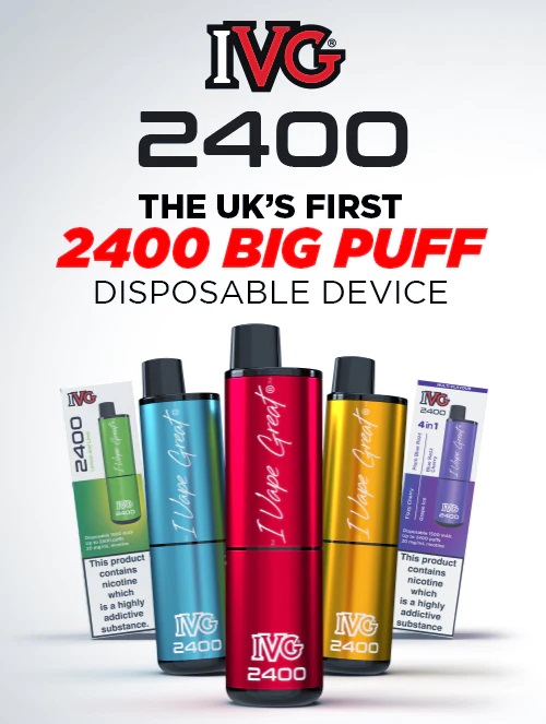 IVG 2400 PUFF DISPOSABLES